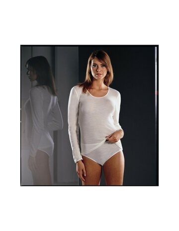 Longsleeve in naturel (wol)