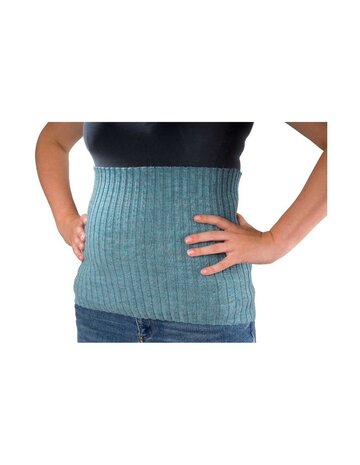Rug-, buik- en nierwarmer in zwart (Alpacawol) kleur 15