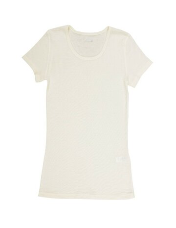 T-shirt in naturel (wol)