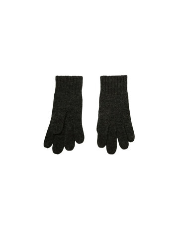 Dameshandschoenen in antraciet (merinowol)