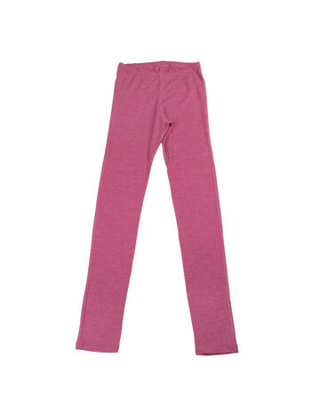 Damesleggings in roze (merinowol)
