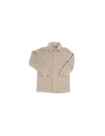 Damesjasje in zandkleur (biologische fleece wol)