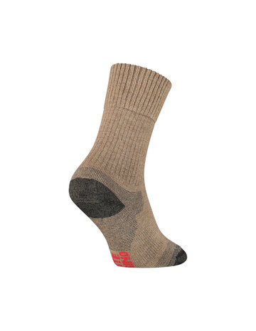 Oersterke werk- en buitensokken in beige (merinowol/nylon)
