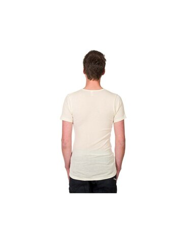 T-shirt in naturel (wol)