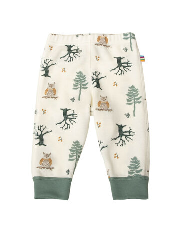 Legging of broekje met uiltjes (merinowol-bamboe)