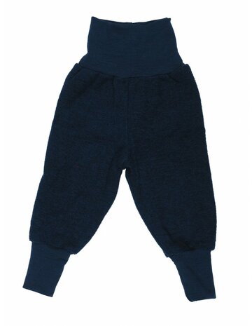 Babybroekje wol blauw