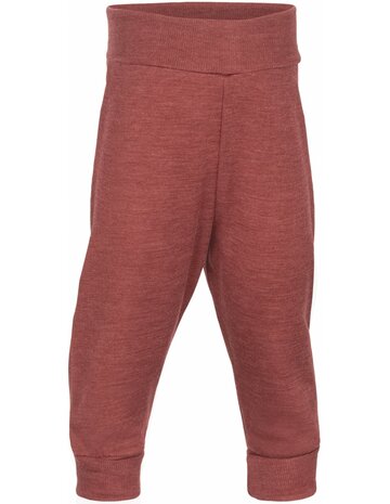 Babybroekje in koperkleur (wol-zijde)