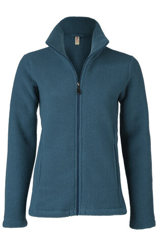 Vest in blauw (biologische fleece wol)