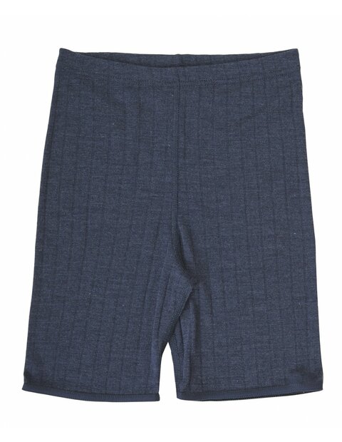 Boxershort in blauw (wol-zijde)
