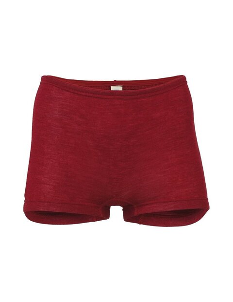 Boxershort in malve-rood (wol-zijde)
