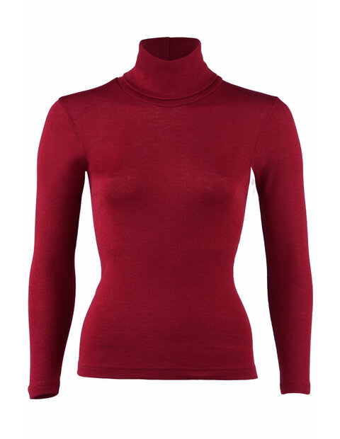 Dames coltrui in malverood (wol-zijde)