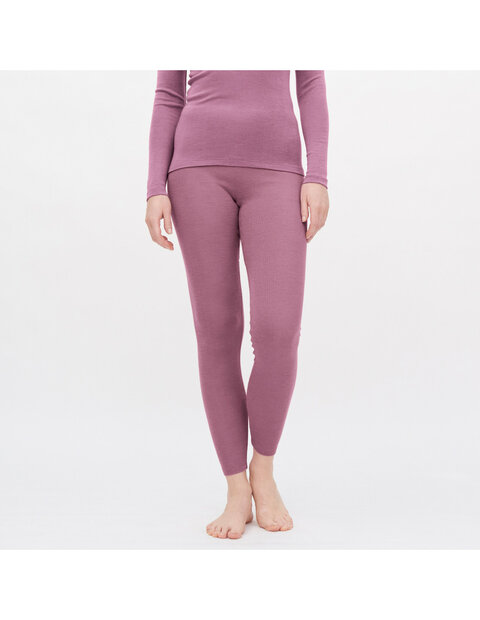 Legging in roze (wol-zijde)