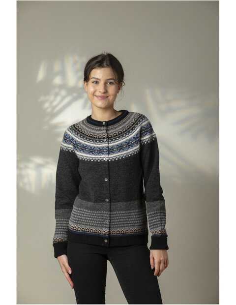 Alpine vestje in Pegasus (merinowol-angora)