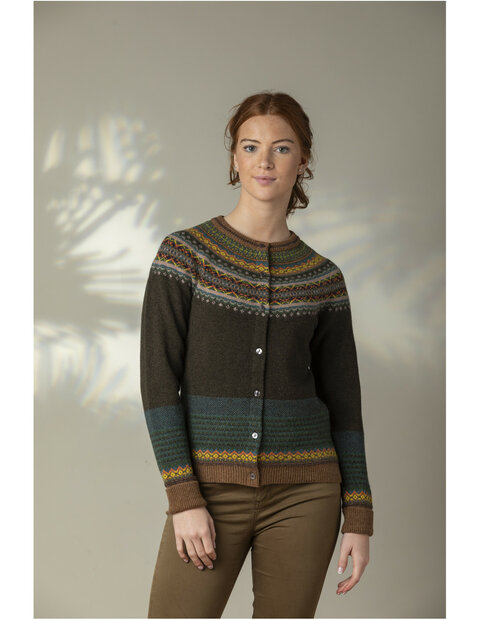 Alpine vestje in Highland (merinowol-angora)