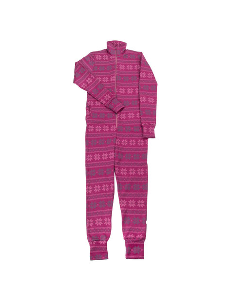 Wholesuit voor dames met sneeuwvlok (merinowol)