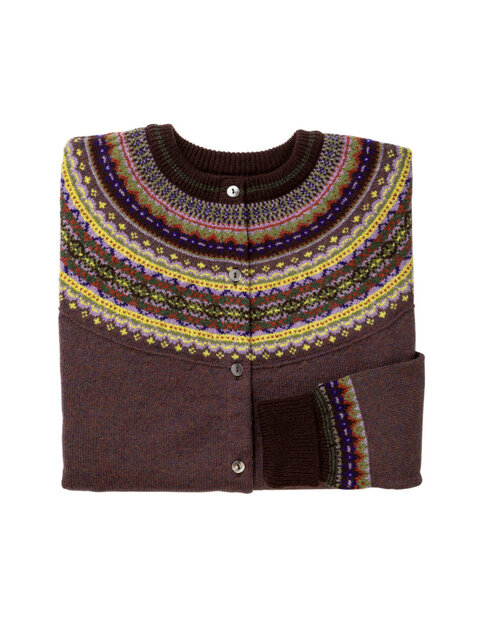 Alpine short vestje in Heather (merinowol-angora)