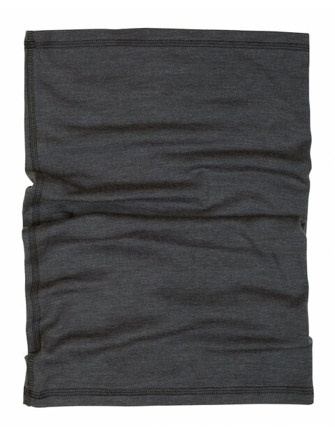 Col of nekwarmer in zwart (Merinowol-zijde)