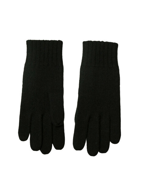 Herenhandschoenen in zwart (merinowol)