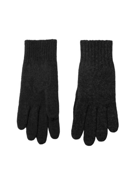 Herenhandschoenen in antraciet (merinowol)