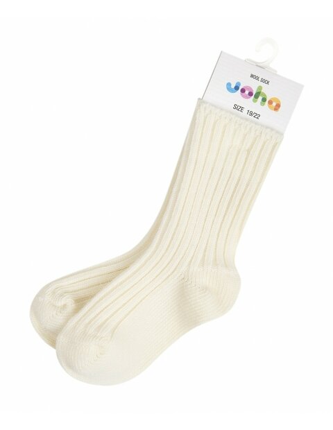 Sokken in wol in wit