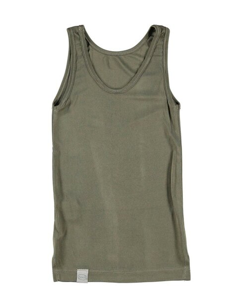 Hemd in olijfgroen (Coconelle zijde)