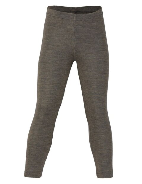 Legging in walnoot  (wol-zijde)