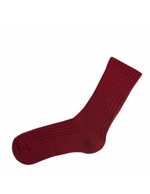 Sokken in wol in rood