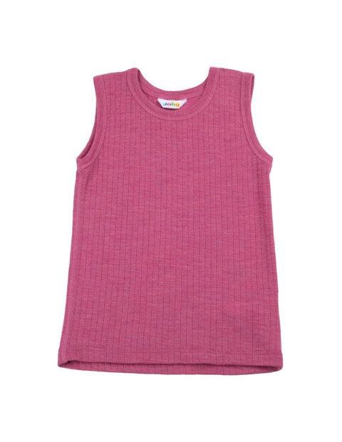 Kinderhemd in roze special (merinowol)