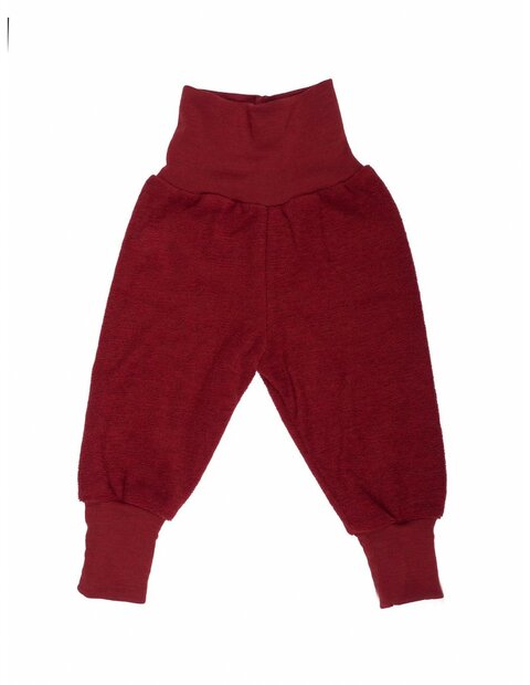 Babybroekje wol rood