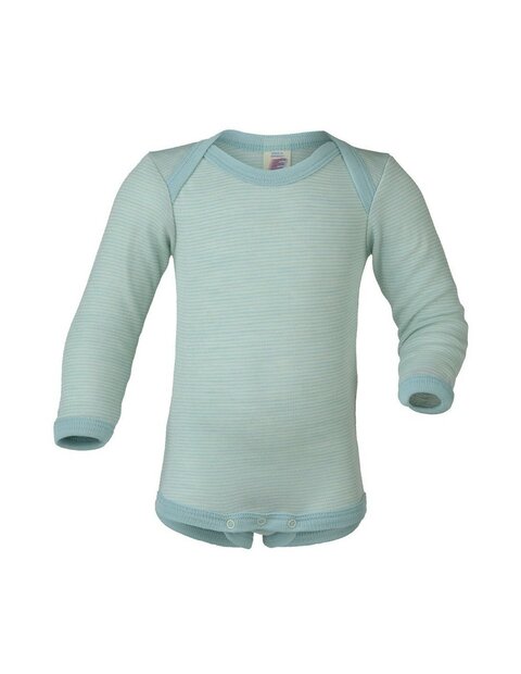 Romper in gletscher-kleur (wol-zijde)