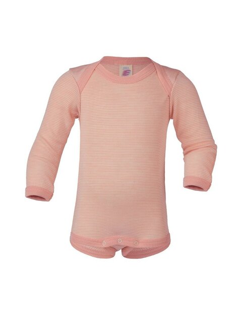 Romper in zalm-kleur (wol-zijde)