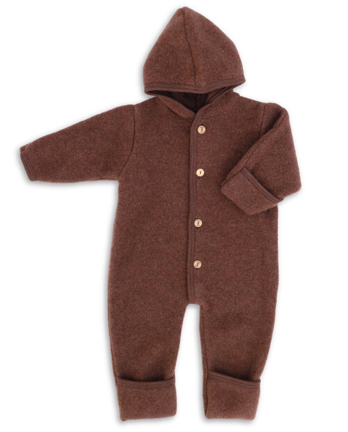 Overall in cinnamon melange (merinowol)