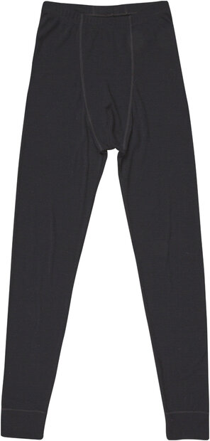Heren leggings in zwart (merinowol-zijde)