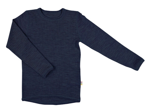 Longsleeve in blauw (wol)