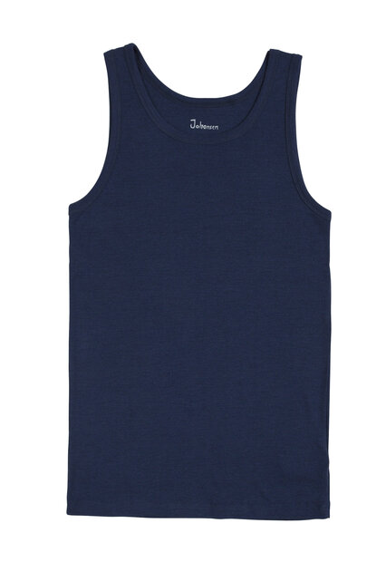 Herenhemd in blauw (Merinowol)