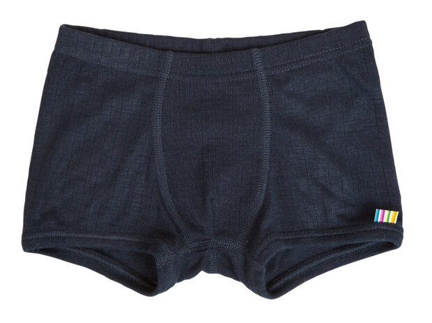 Boxershort in blauw (wol)