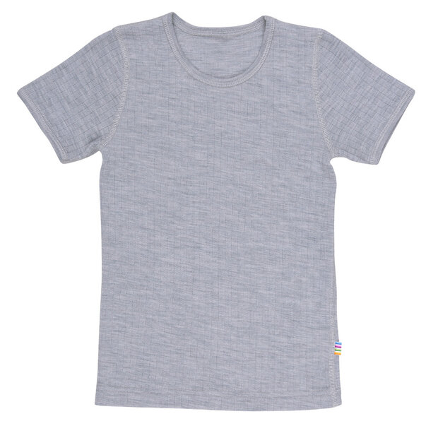 T-shirt grijs (wol)