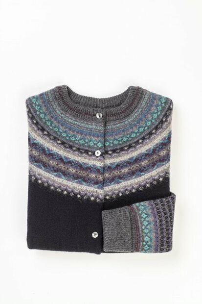 Alpine vestje in Oban (merinowol-angora)