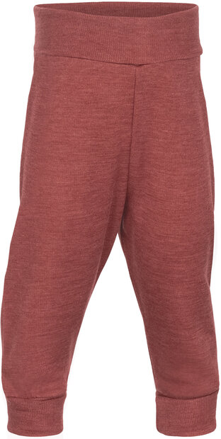 Babybroekje in koperkleur (wol-zijde)