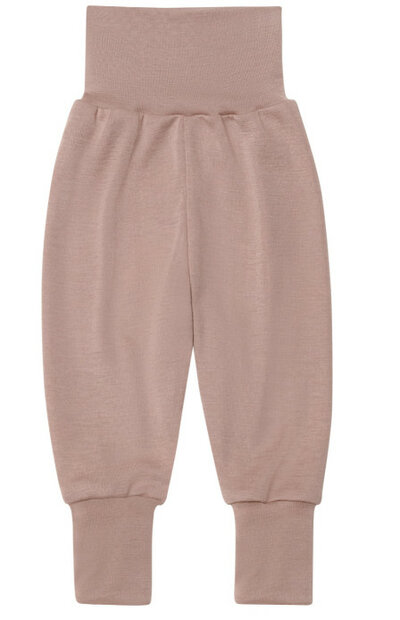 Babybroekje in dusty rose (wol-zijde)