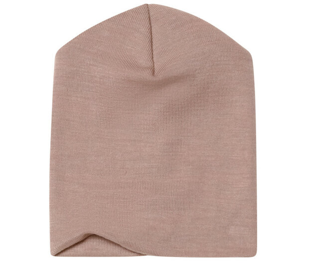 Babymuts in dusty rose