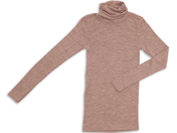 Dames coltrui in dusty rose (wol-zijde)