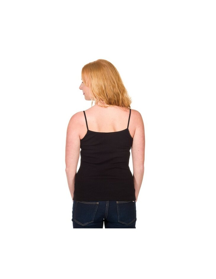 Hemdje in zwart (wol-zijde)