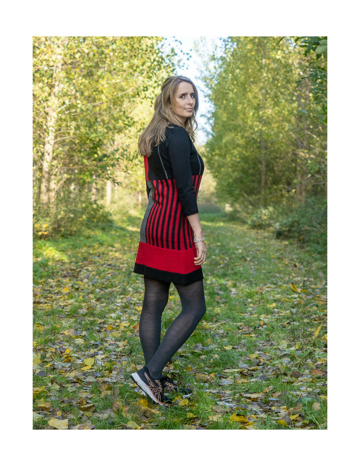 Longsleeve in zwart (wol)