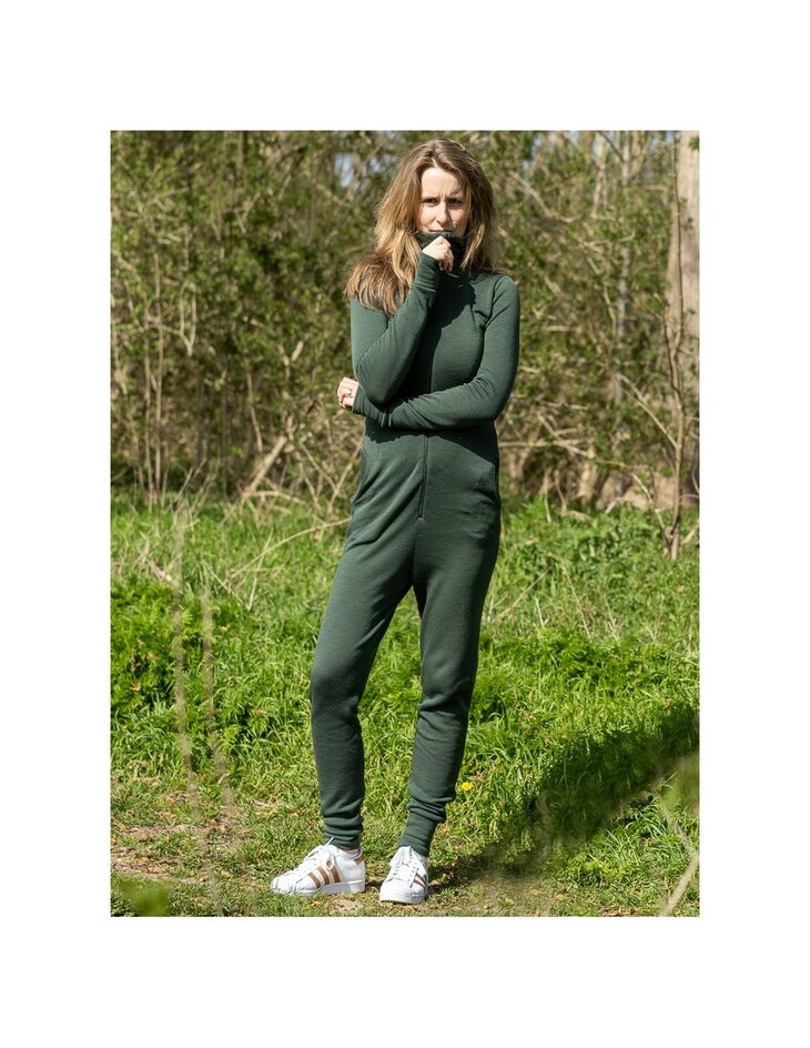 Wholesuit in lichtpaars (merinowol)