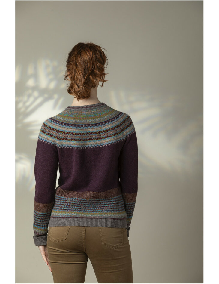 Alpine vestje in Esmeralda (merinowol-angora)