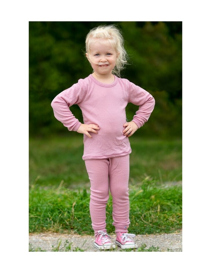 Legging in roze (wol)