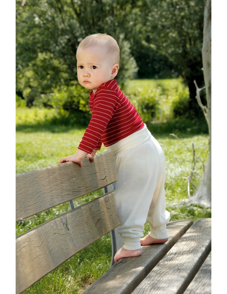 Babybroekje wol-zijde