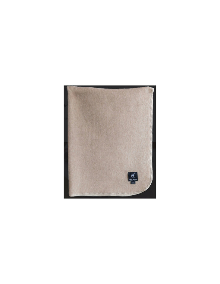 Alpaca babydeken in zandkleur