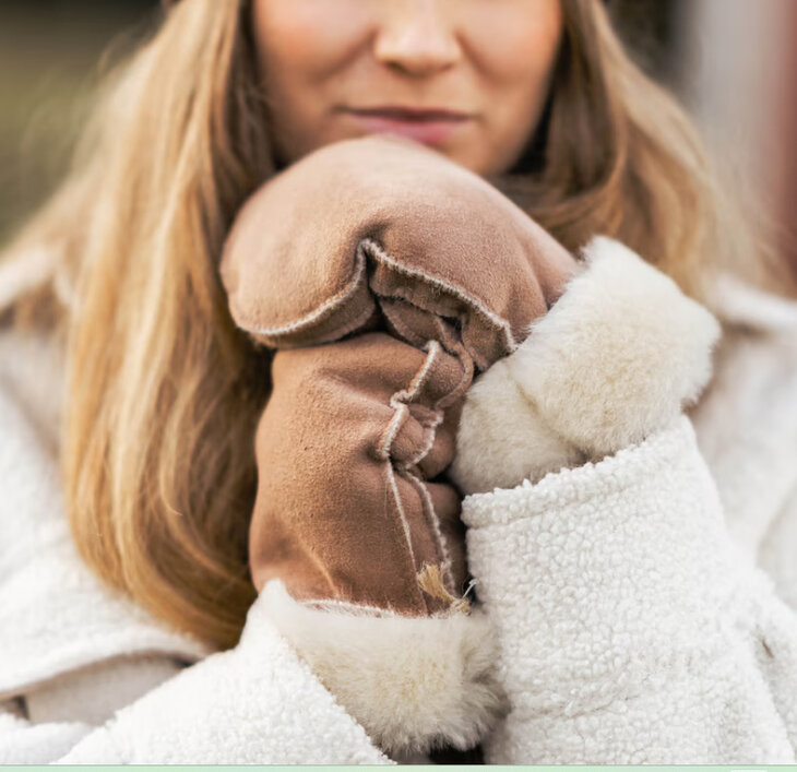 Vachtwant van 100% wol